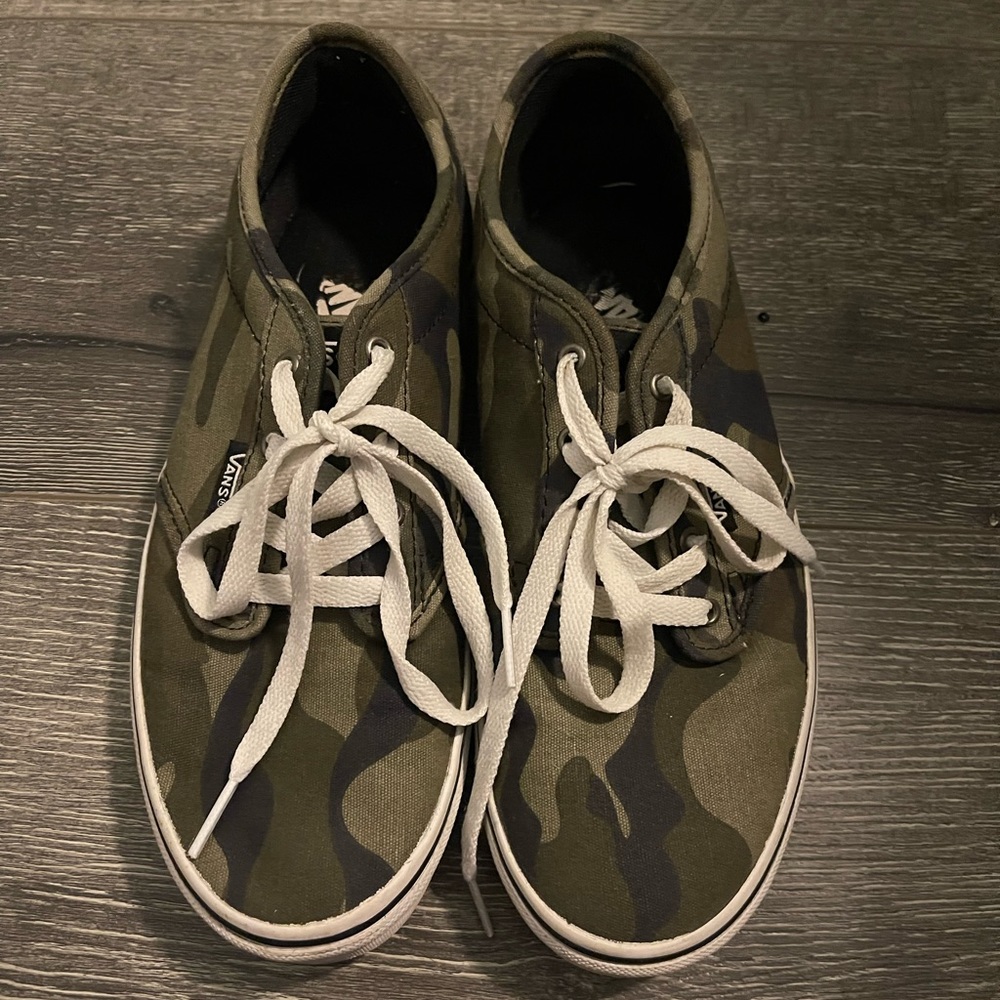 Camo Print Old School Vans